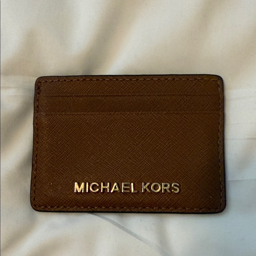 Michael Kors Brown Card Holder